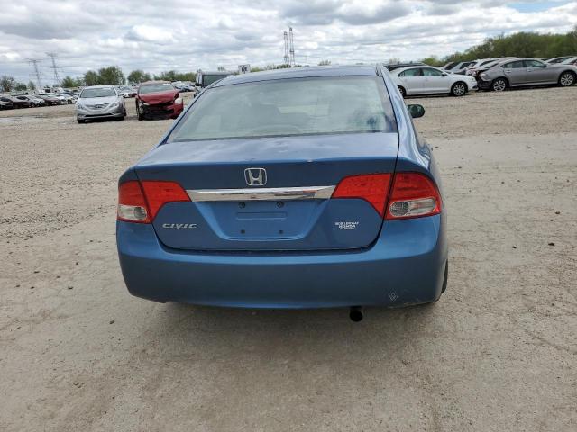1HGFA16929L002185 - 2009 HONDA CIVIC EXL ლურჯი ფოტო 6