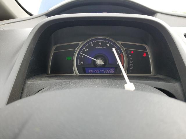 1HGFA16929L002185 - 2009 HONDA CIVIC EXL ლურჯი ფოტო 9