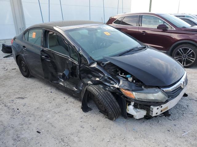 19XFB2F51CE043955 - 2012 HONDA CIVIC LX BLACK photo 4