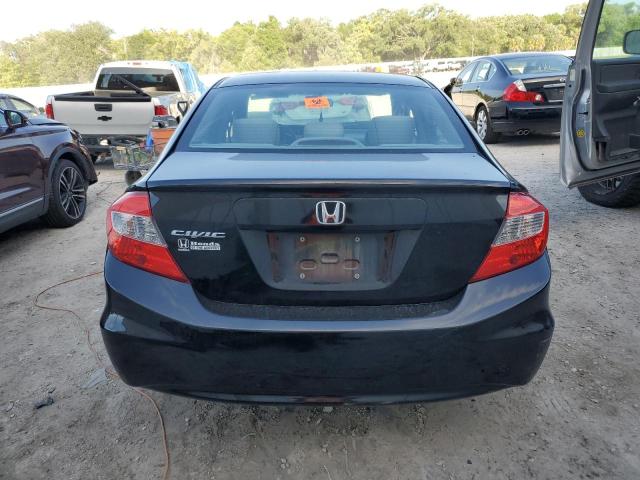 19XFB2F51CE043955 - 2012 HONDA CIVIC LX BLACK photo 6