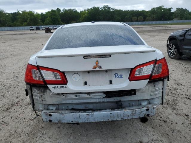 4A32B3FFXAE011587 - 2010 MITSUBISHI GALANT ES WHITE photo 6