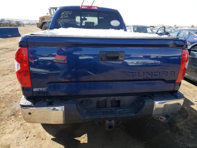 5TFBY5F16EX341836 - 2014 TOYOTA TUNDRA DOUBLE CAB LIMITED BLUE photo 6
