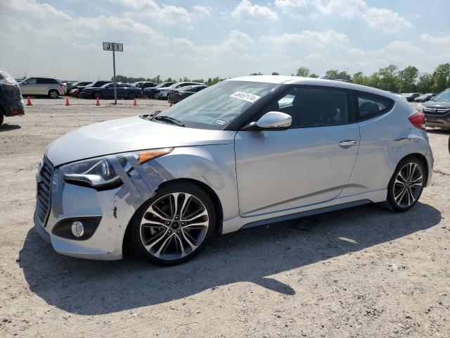 KMHTC6AE0GU295150 - 2016 HYUNDAI VELOSTER TURBO SILVER photo 1