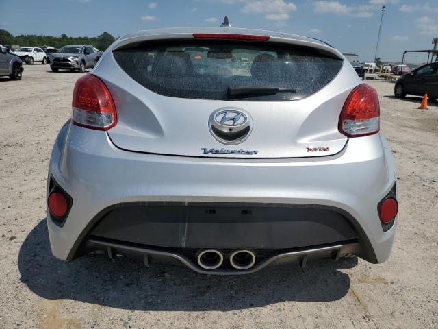 KMHTC6AE0GU295150 - 2016 HYUNDAI VELOSTER TURBO SILVER photo 6