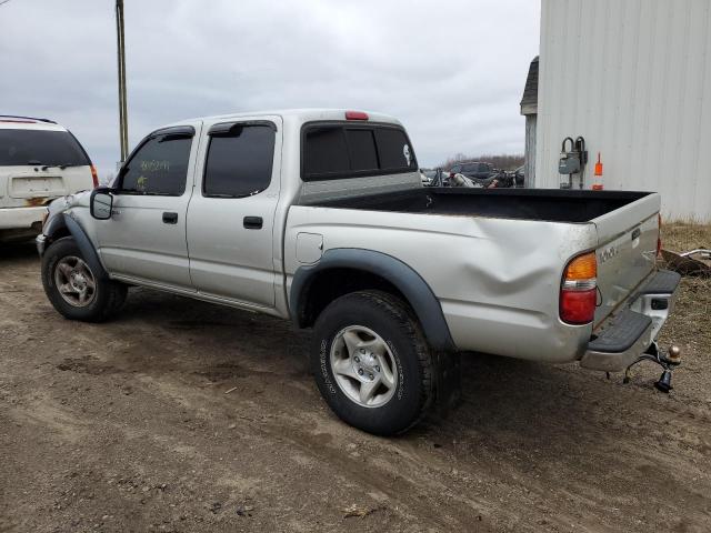 5TEHN72N52Z108588 - 2002 TOYOTA TACOMA DOUBLE CAB SILVER photo 2