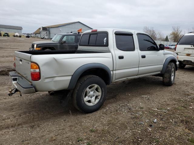 5TEHN72N52Z108588 - 2002 TOYOTA TACOMA DOUBLE CAB SILVER photo 3