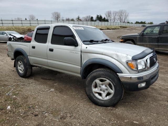 5TEHN72N52Z108588 - 2002 TOYOTA TACOMA DOUBLE CAB SILVER photo 4