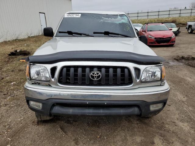 5TEHN72N52Z108588 - 2002 TOYOTA TACOMA DOUBLE CAB SILVER photo 5