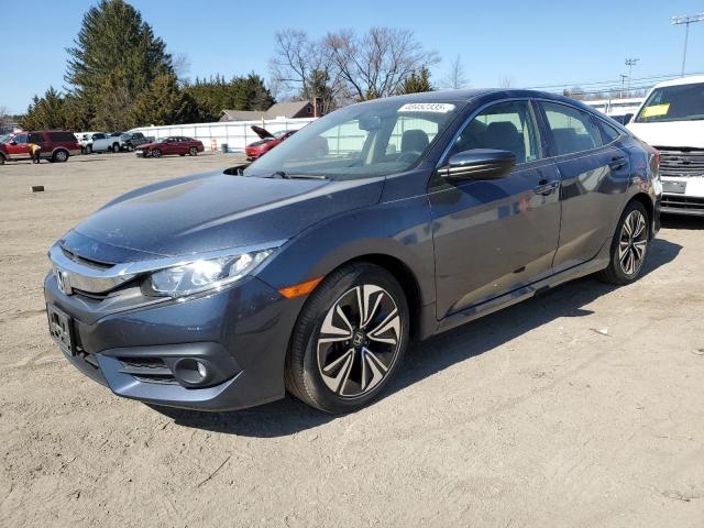 JHMFC1F72JX032323 - 2018 HONDA CIVIC EXL BLUE photo 1