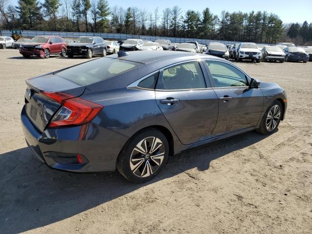 JHMFC1F72JX032323 - 2018 HONDA CIVIC EXL BLUE photo 3