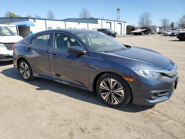 JHMFC1F72JX032323 - 2018 HONDA CIVIC EXL BLUE photo 4