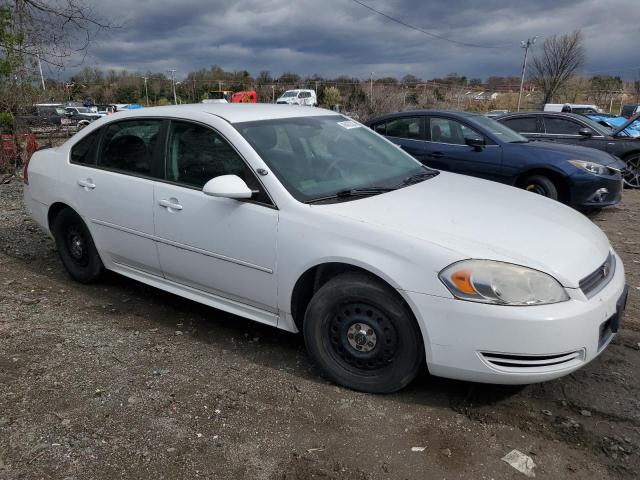 2G1WD5EM4B1282425 - 2011 CHEVROLET IMPALA POLICE WHITE photo 4