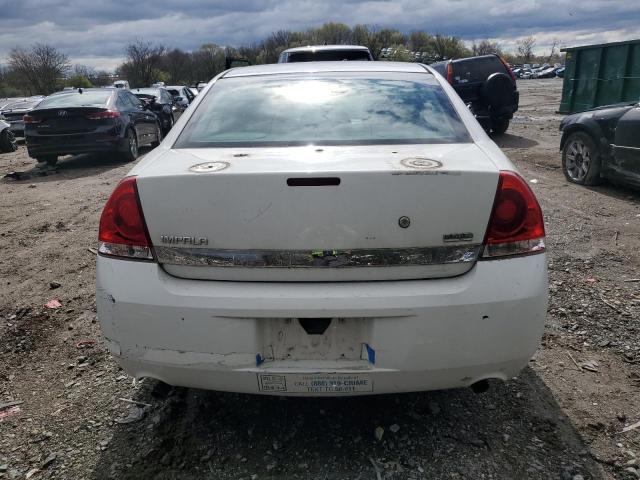 2G1WD5EM4B1282425 - 2011 CHEVROLET IMPALA POLICE WHITE photo 6