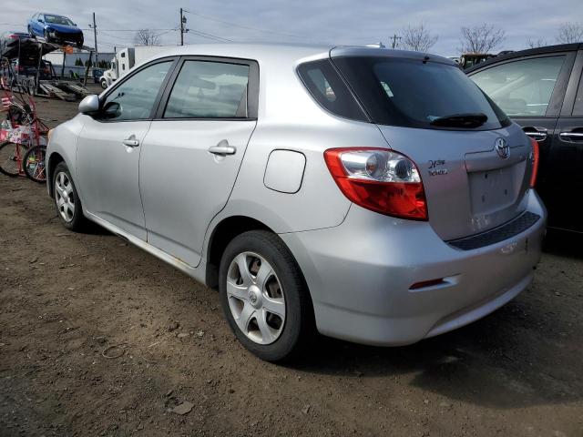 2T1LE40E29C008489 - 2009 TOYOTA COROLLA MA S SILVER photo 2