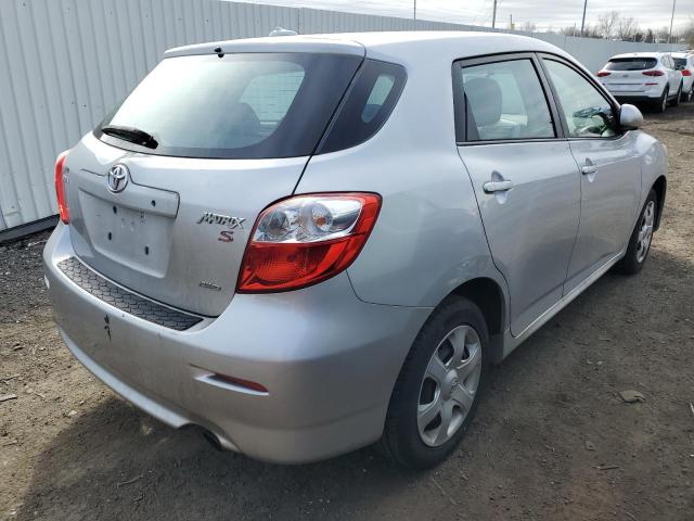 2T1LE40E29C008489 - 2009 TOYOTA COROLLA MA S SILVER photo 3