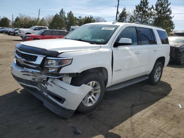 1GNSKBKC4KR394520 - 2019 CHEVROLET TAHOE K1500 LT WHITE photo 1