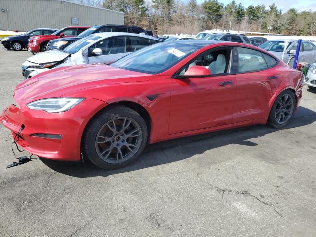 5YJSA1E62NF459645 - 2022 TESLA MODEL S Qırmızı foto 1