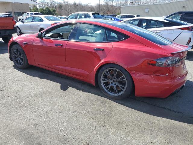 5YJSA1E62NF459645 - 2022 TESLA MODEL S Qırmızı foto 2
