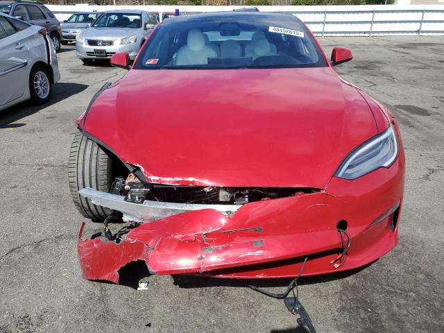 5YJSA1E62NF459645 - 2022 TESLA MODEL S Qırmızı foto 5