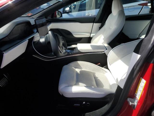 5YJSA1E62NF459645 - 2022 TESLA MODEL S Qırmızı foto 7