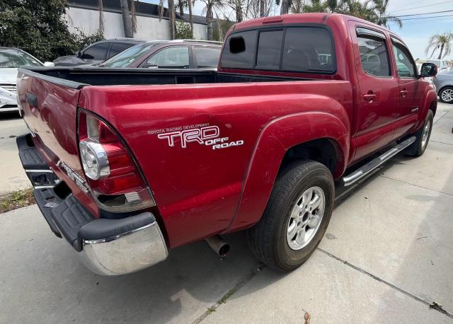 3TMJU62N39M070882 - 2009 TOYOTA TACOMA DOUBLE CAB PRERUNNER BURGUNDY photo 4