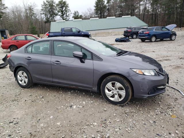 19XFB2F56EE213228 - 2014 HONDA CIVIC LX GRAY photo 4