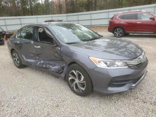 1HGCR2F35HA125146 - 2017 HONDA ACCORD LX GRAY photo 4