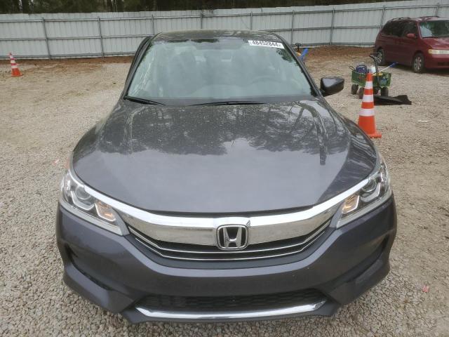 1HGCR2F35HA125146 - 2017 HONDA ACCORD LX GRAY photo 5