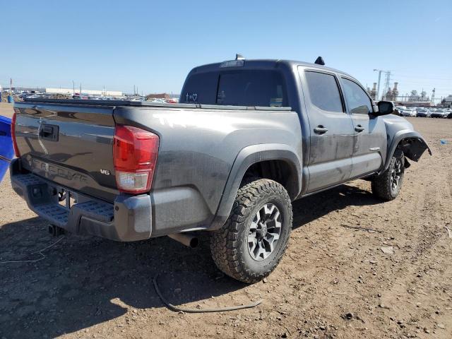 3TMCZ5AN6HM083131 - 2017 TOYOTA TACOMA DOUBLE CAB GRAY photo 3