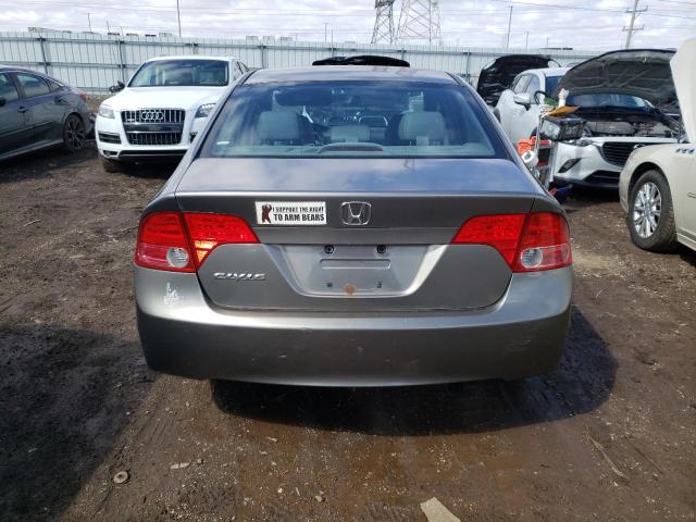 2HGFA16998H327833 - 2008 HONDA CIVIC EXL GRAY photo 6