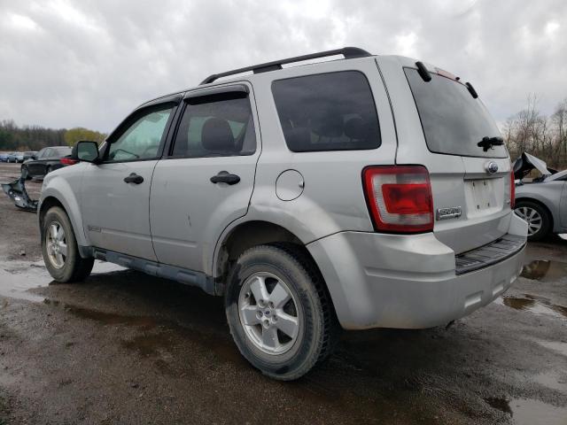 1FMCU93118KC91307 - 2008 FORD ESCAPE XLT SILVER photo 2