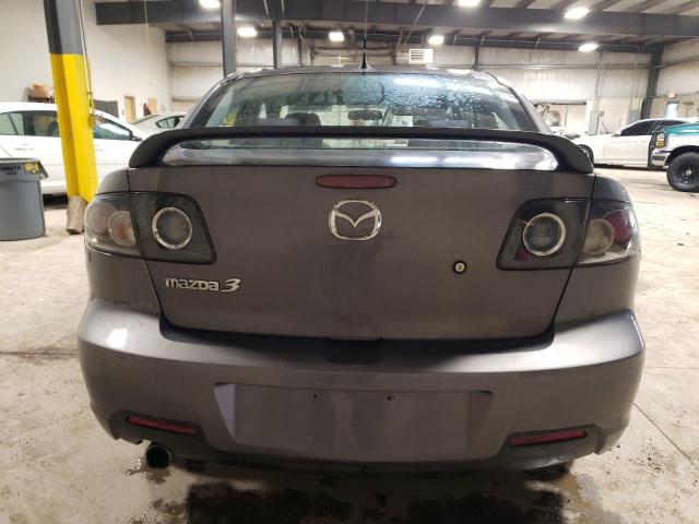 JM1BK32F271683586 - 2007 MAZDA 3 I GRAY photo 6