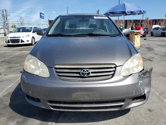 1NXBR38E94Z226614 - 2004 TOYOTA COROLLA CE GRAY photo 5