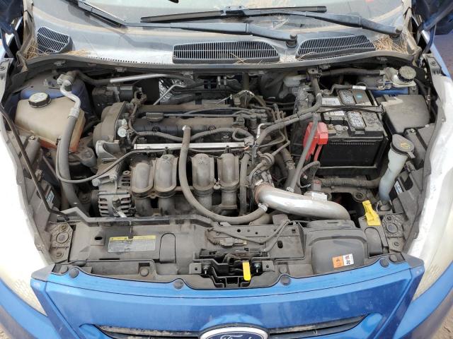 3FADP4EJ8BM143046 - 2011 FORD FIESTA SE BLUE photo 11