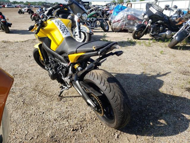 JYARN33E8FA005804 - 2015 YAMAHA FZ09 YELLOW photo 3