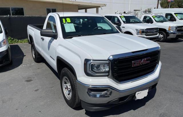 1GTN1LEH1JZ238567 - 2018 GMC SIERRA C1500 WHITE photo 1