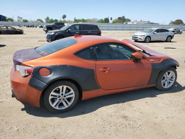 JF1ZNAA18F9709923 - 2015 TOYOTA SCION FR-S ORANGE photo 3