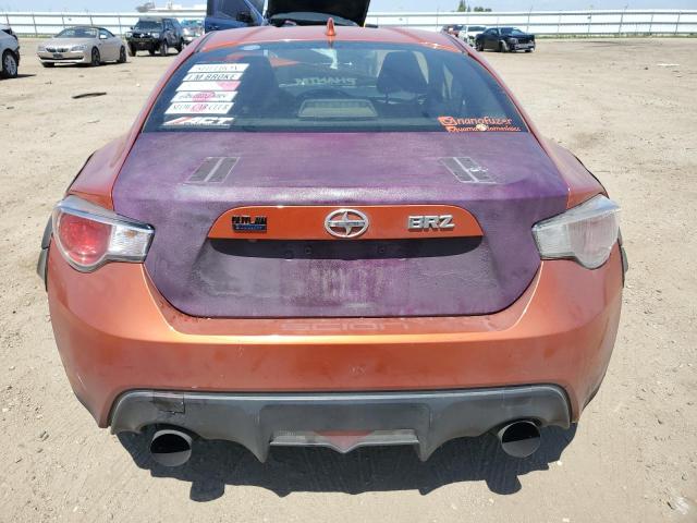 JF1ZNAA18F9709923 - 2015 TOYOTA SCION FR-S ORANGE photo 6