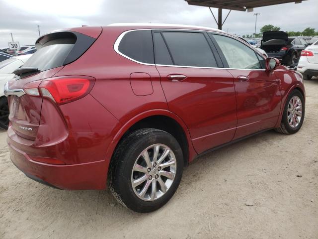 LRBFXCSA5KD007047 - 2019 BUICK ENVISION ESSENCE RED photo 3