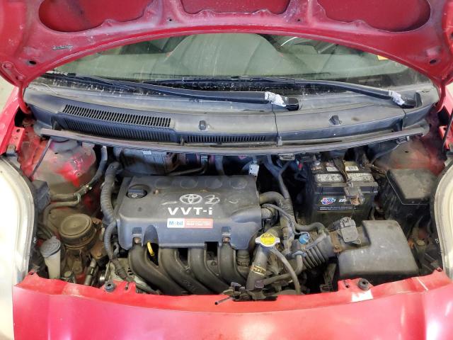 JTDJT923275061502 - 2007 TOYOTA YARIS RED photo 11