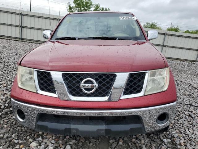 1N6AD06W06C477780 - 2006 NISSAN FRONTIER KING CAB LE RED photo 5