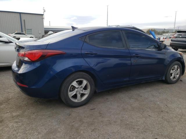 5NPDH4AE9FH574216 - 2015 HYUNDAI ELANTRA SE BLUE photo 3