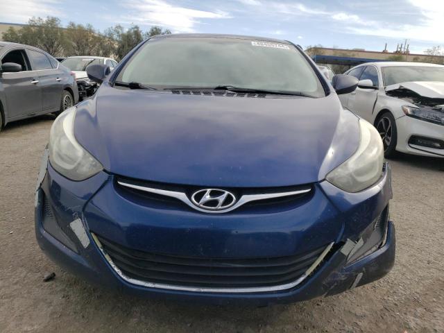 5NPDH4AE9FH574216 - 2015 HYUNDAI ELANTRA SE BLUE photo 5