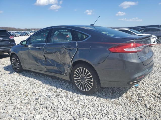 3FA6P0D99HR224643 - 2017 FORD FUSION TITANIUM GRAY photo 2