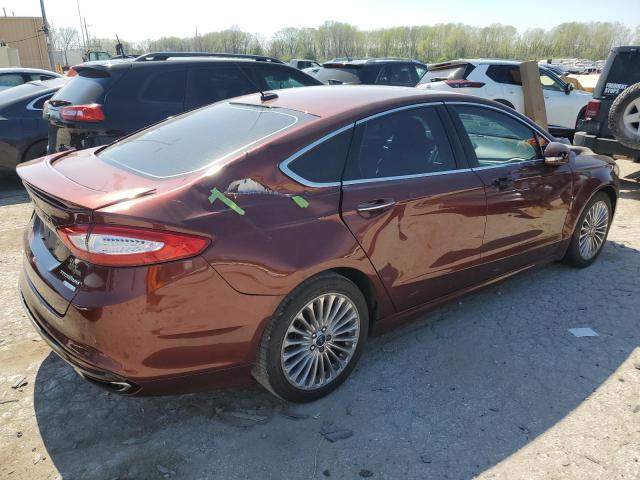 3FA6P0K99FR293574 - 2015 FORD FUSION TITANIUM BROWN photo 3