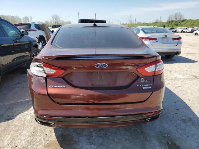 3FA6P0K99FR293574 - 2015 FORD FUSION TITANIUM BROWN photo 6