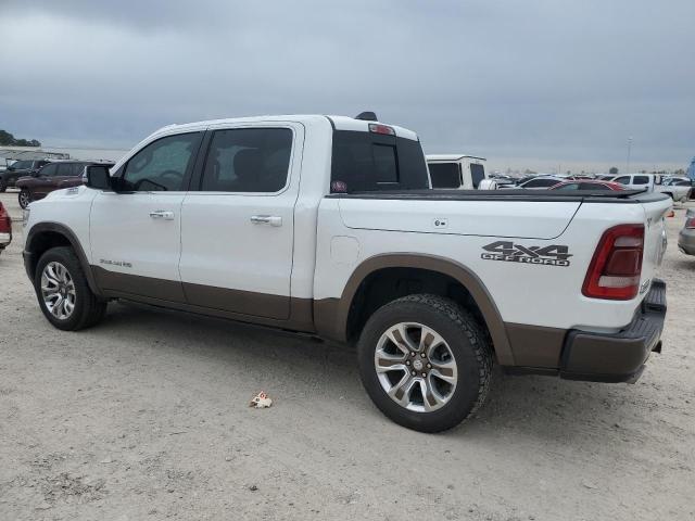 1C6SRFKM4MN720564 - 2021 RAM 1500 LONGHORN WHITE photo 2