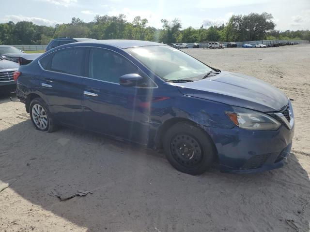 3N1AB7AP8JL655601 - 2018 NISSAN SENTRA S BLUE photo 4