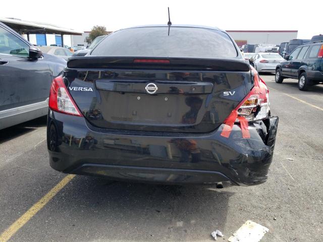 3N1CN7AP3KL818186 - 2019 NISSAN VERSA S BLACK photo 6