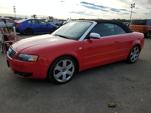 WUARL48H25K902356 - 2005 AUDI S4 QUATTRO CABRIOLET RED photo 1